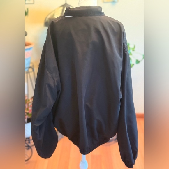 Cumberland Bay Mens Windbreaker with Harley Davidson Emblem Size XL Black - Picture 2 of 16